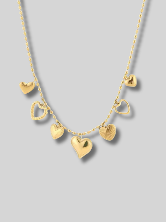 Love hearts necklace