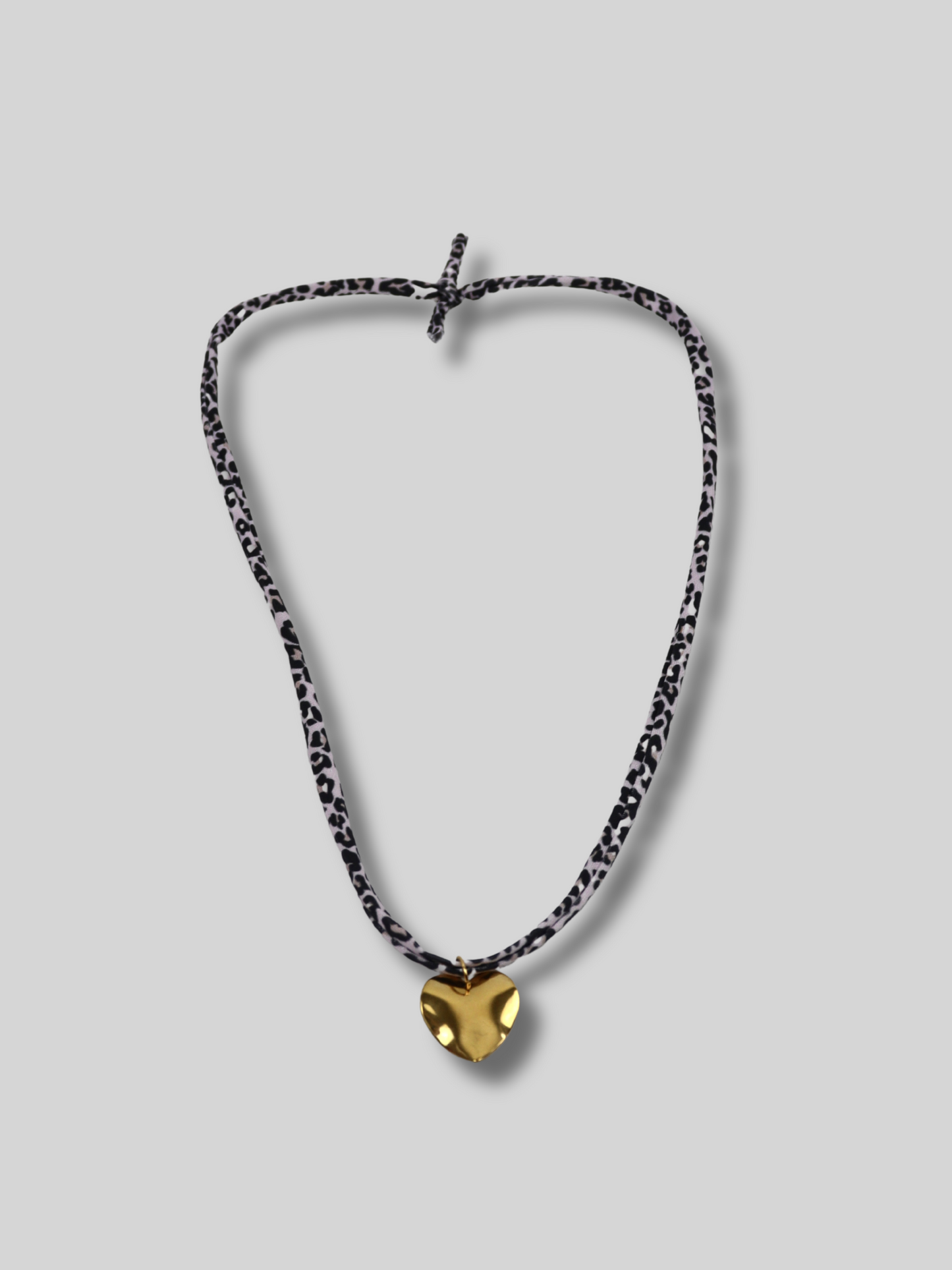 Leopard love necklace