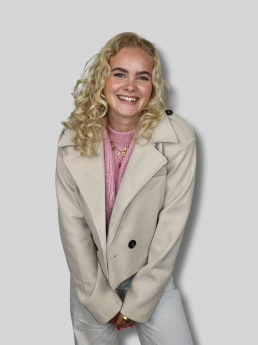 'it girl' coat beige