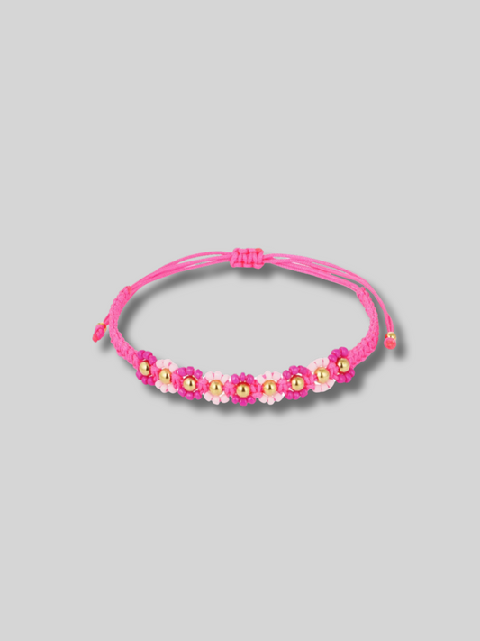 You bloom me bracelet fuchsia