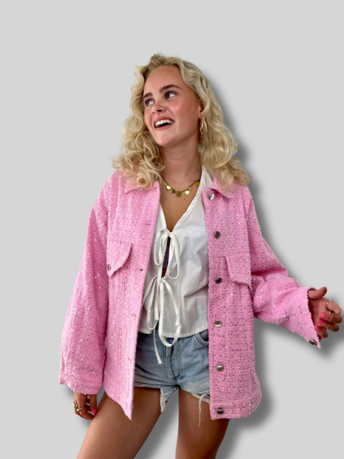 Pink festival jacket