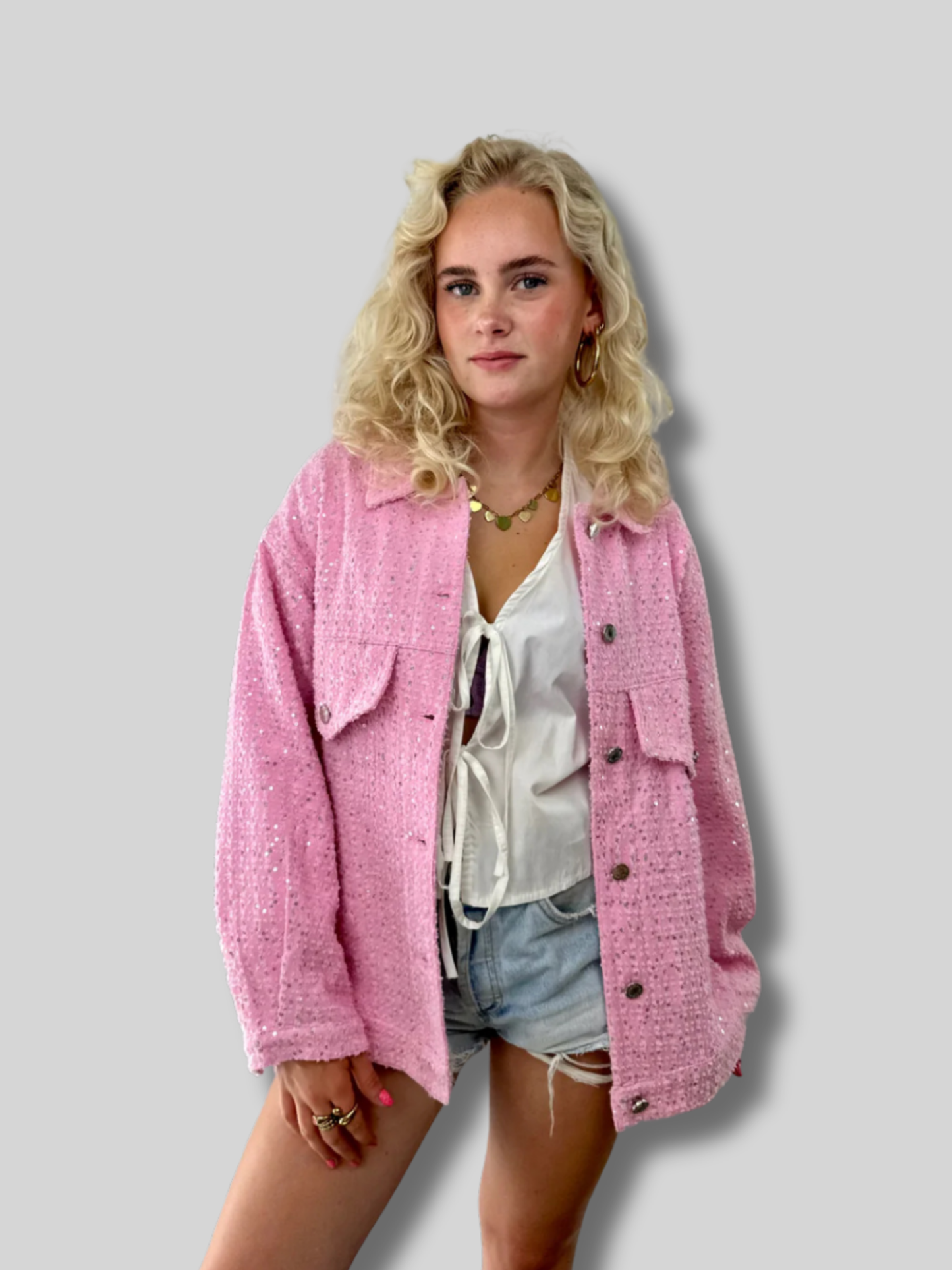 Pink festival jacket