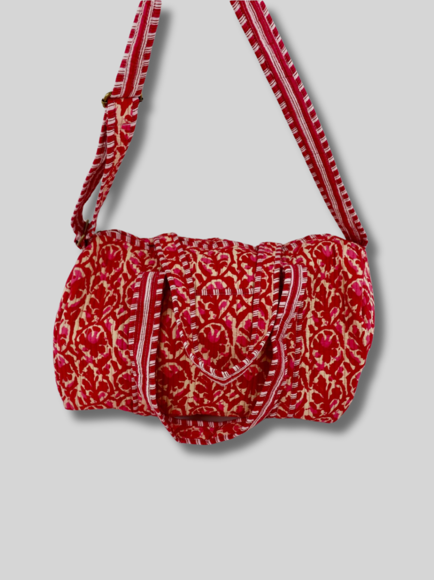 Boho weekend bag fuchsia